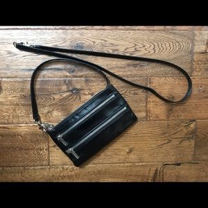 Hobo 3 zip small purse with crossbody extender